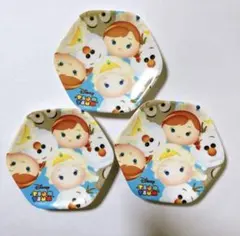 メラミン小皿3枚セット　ディズニーツムツム