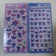 【正規品】ボンボンドロップシール　スティッチ　2枚セット