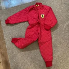 フェラーリ キルティングジャンプスーツ レッド