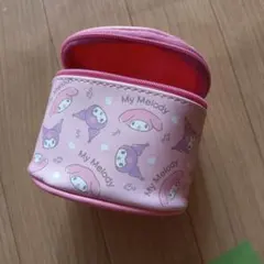 My Melody Kuromi バニティポーチ ピンク