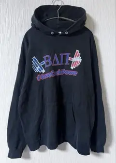 90s Hanes ヴィンテージ 古着 スウェットパーカー　ブラック　サイズ.L