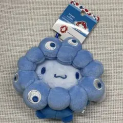 サンリオ　ミャクミャク　シナモン　カラビナ付きキーホルダー　推しカラー
