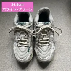 New Balance 725スニーカー ホワイト/グリーン