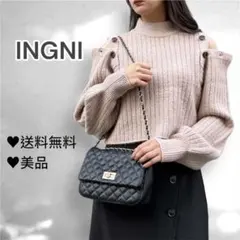 【INGNI】肩あきニットトップス