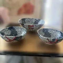 陶祥窯　桜柄丸角鉢　1個丸鉢2個のサムネイル