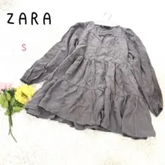 サラマリカ 23SS コットン ビッグフリル シャーリングシャツ バンド 