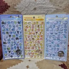 ボンボンドロップシール moji文字 はぴだんぶい ポムポムプリン シナモロール