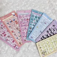 ✨ 3dシール　ボンボン　ドロップ 風　シール7種まとめ売り