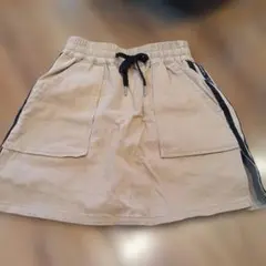 PINK-latte ベージュ キュロットスカート