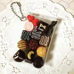 バレンタインチョコ フェイクスイーツ デコパーツ チョコレート ままごと 玩具