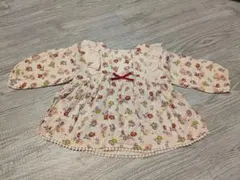 petit main 花柄チュニックワンピース 80