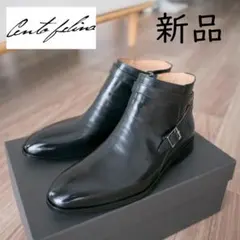 【新品】Cento Felina 黒 ショートブーツ 24cm 6号 1901