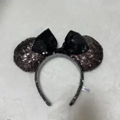 ミニーカチューシャ　スパンコール　1度だけ使用