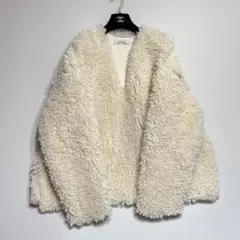 BLACK FUCHSIA ボア オーバーサイズ トップス