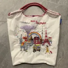 ボールアンドチェーン JAL コラボ エコバッグ ホワイト