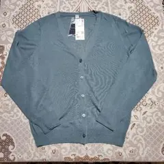 UNIQLO オリーブ Vネックカーディガン Mサイズ☆新品未使用