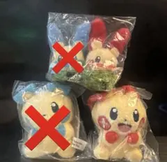 韓国限定 ポケモン マスコットキーホルダー ヘアピン マイナン