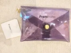 Francfranc チュールバッグ ライトパープル×ライトグレー