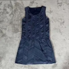 BANANA REPUBLIC ネイビー ノースリーブ ワンピース 0