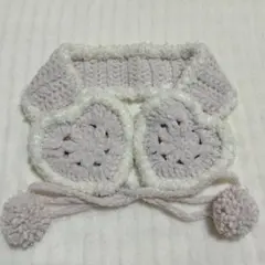 ハート　イヤーマフ　ハンドメイド　プリンセスモール　編み物
