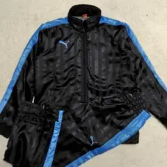 PUMA プーマ ジャージ セットアップ プージャ 上下 y2k 水色 ロゴ