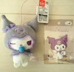 クロミ ブラックナイトシュガーパーティー マスコット＋むきゅむきゅワッペン