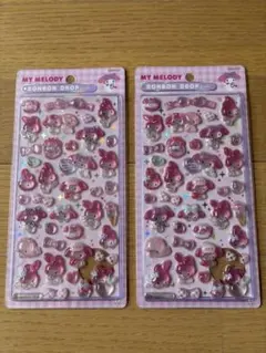 サンリオ　マイメロディ　ボンボンドロップシール 2セット