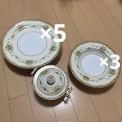 希少 レア】 日本陶器 ノリタケ 水切り皿 花柄 - メルカリ