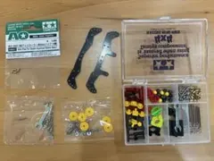 す*る様 ミニ四駆 パーツケース、カーボン、ローラー等 パーツセット