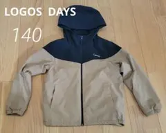 ナイロンジャケット パーカー 140 ベージュ 黒