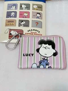 スヌーピー シークレットL字ファスナーポーチ LUCY