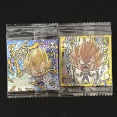 ドラゴンボール ウエハースシール ステッカー ベジータ 2種セット
