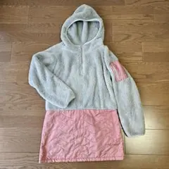 LOGOS　ボアフリースワンピ　Sサイズ