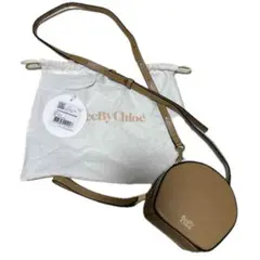 See By Chloé 円形ショルダーバッグ ブラウン