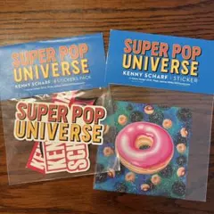Kenny Scharf Super Pop Universe限定ステッカー2個