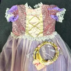 ラプンツェル風　ドレス 120