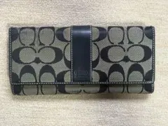 【6/28迄】【購入証明書付き】COACH シグネチャー 長財布