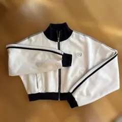 ホワイト スウェット ジャケット