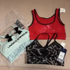 UNDER ARMOUR・adidas・Reebokフィットネス スポーツブラL