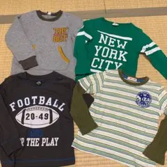 トレーナー、長袖Tシャツ 4点セット男の子用