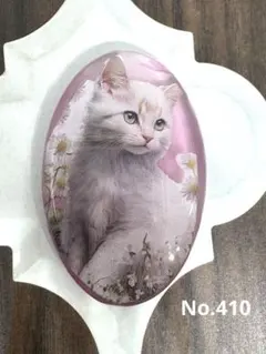レジンヘアゴム☆No.410 ねこ