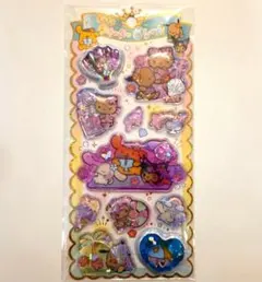 【正規品】キラキラ ウォーター シール サンリオ 日焼けキャラ キティ 立体