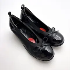 試し履き程度✨️ スリムコーチエクササイズバレエシューズ　美脚シューズ　黒　２４