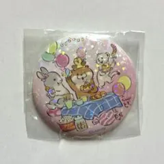 可愛い嘘のカワウソ おやつパーティ 缶バッジのサムネイル