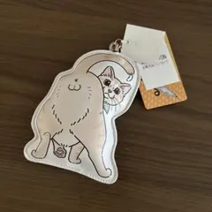 笑う門には麦がいる 麦ママ 猫久 パスケース