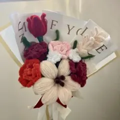 【完成品】モールフラワーブーケ 枯れない花束 韓国インテリア