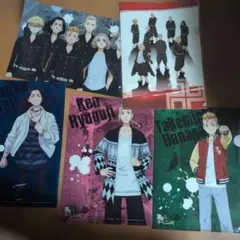 東京リベンジャーズ　クリアファイル　5枚