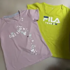 フィラ　テニスゲームシャツM 2枚セット