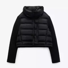 ＼本日限定価格／ ZARA ザラ コントラストパフジャケット 　Mサイズ