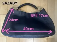 a*o様 SAZABY ネイビー ショルダーバッグ